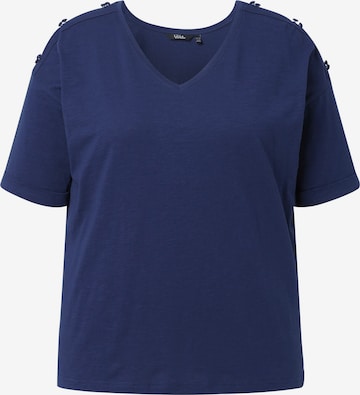 Ulla Popken Shirt in Blau: Vorderseite