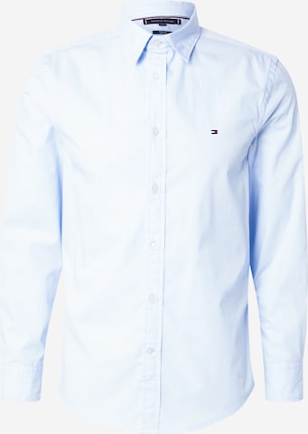 TOMMY HILFIGER Slim fit Button Up Shirt in Blue: front