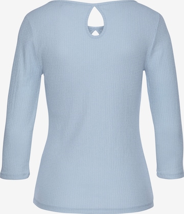 LASCANA Shirt in Blau