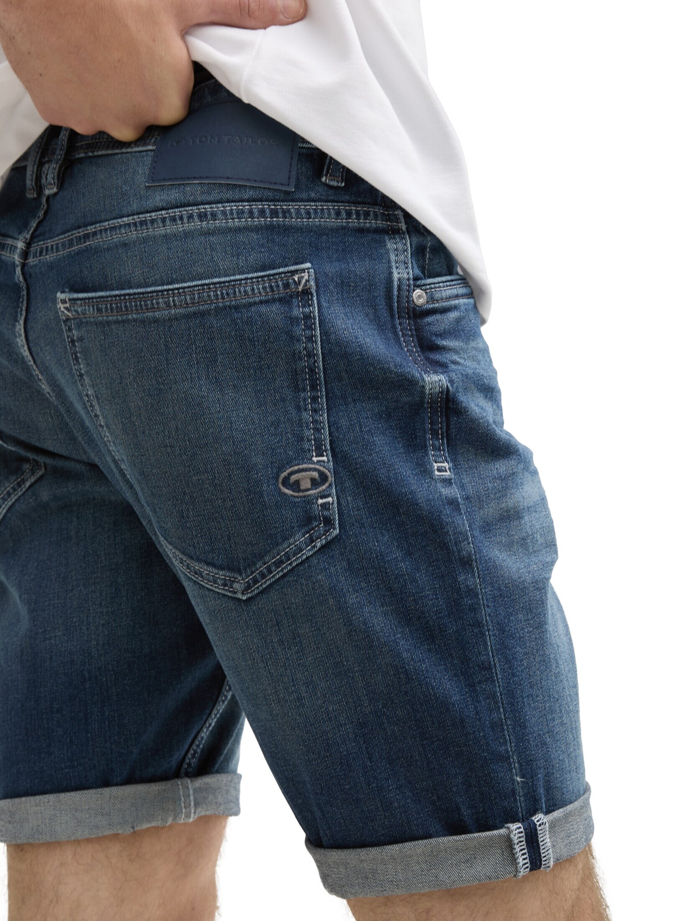 TOM TAILOR Regular Farkut 'Josh' värissä sininen