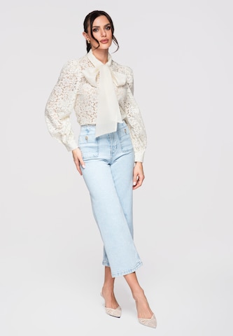 Ombre Blouse 'OW-SH-E0012' in Beige
