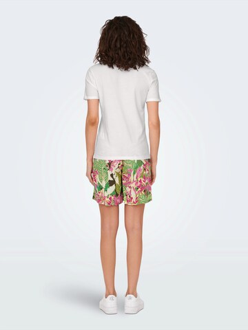 Tricou 'ONLKITA' de la ONLY pe alb