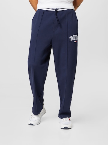 Tommy Jeans Loose fit Trousers in Blue: front