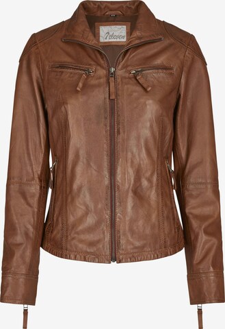 7ELEVEN Between-Season Jacket 'Ana' in Brown: front