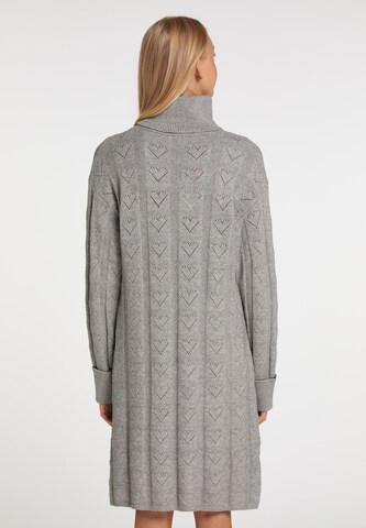 MYMO Strickkleid in Grau