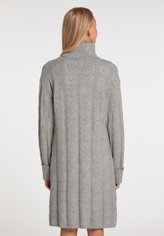 MYMO Strickkleid in Grau