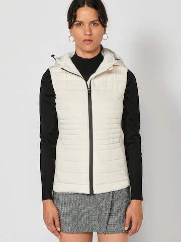 KOROSHI Weste in Weiß: Vorderseite