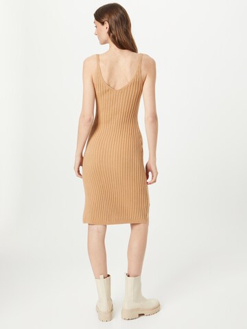 HOLLISTER Knit dress in Brown