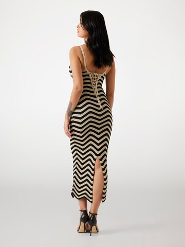 GUESS Knitted dress 'Chevron' in Black