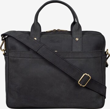 Benthill Laptop Bag in Black: front