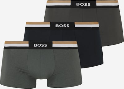BOSS Bokseršorti 'Motion', krāsa - tumši bēšs / dūmu zils / antracīta / melns, Preces skats