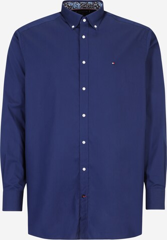 Tommy Hilfiger Big & Tall Slim fit Overhemd in Blauw: voorkant