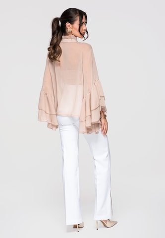 Ombre Blouse 'OW-SH-E0008' in Beige