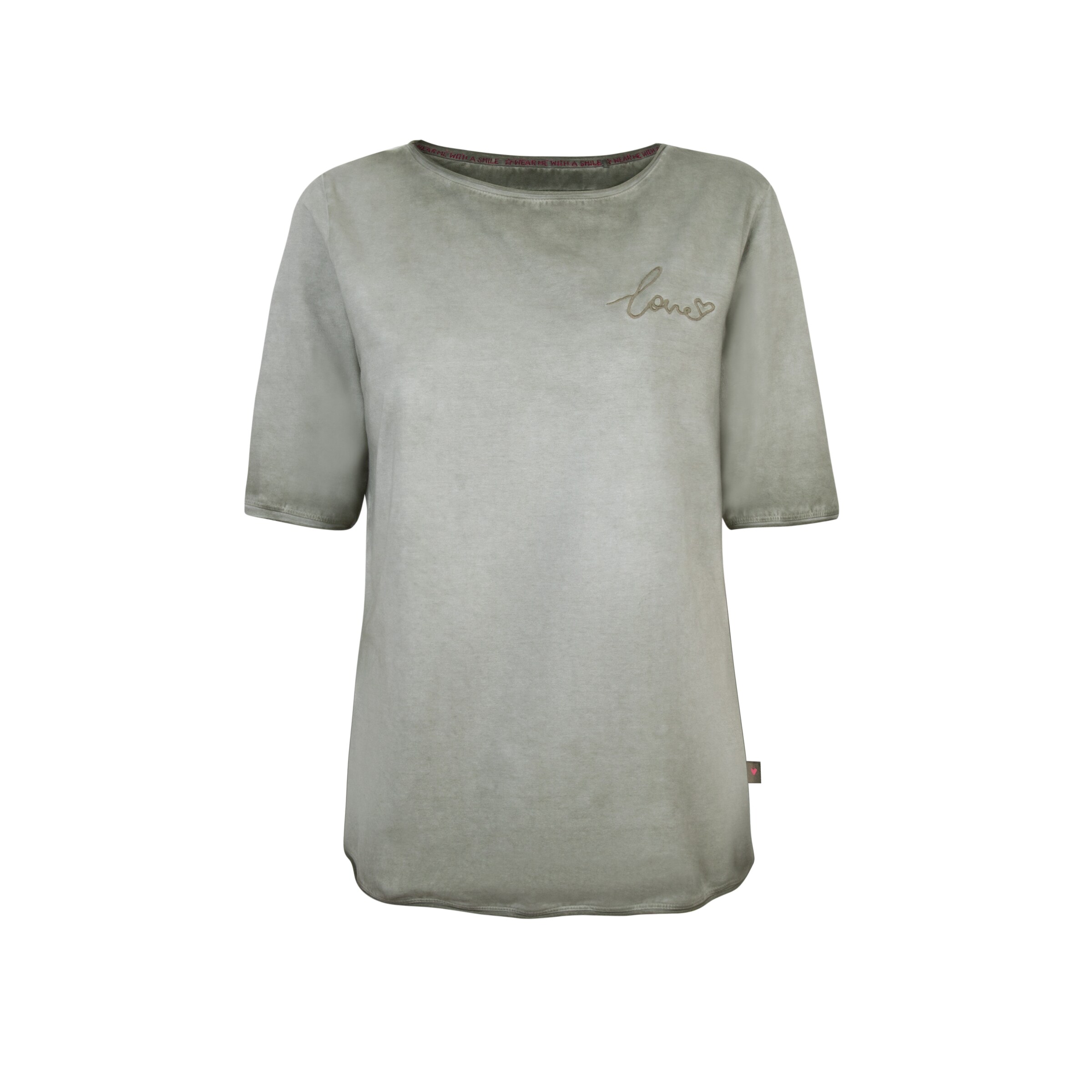 LIEBLINGSSTÜCK Koszulka 'Candice' w kolorze zielony: przód