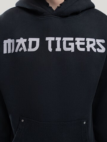 MAD TIGERS Sweatshirt 'Vintage' in Zwart