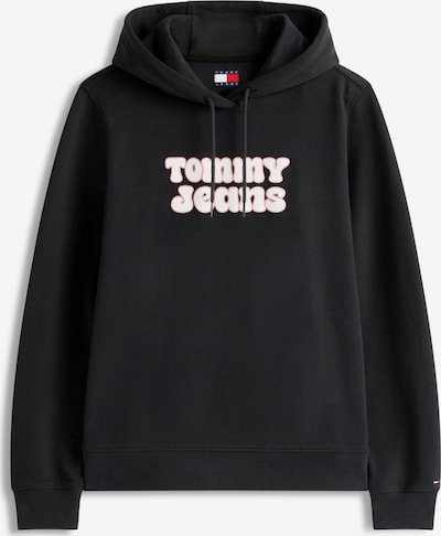 Tommy Jeans Sweater majica 'ESS' u rosé / crna / bijela, Pregled proizvoda