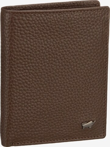 Braun Büffel Wallet 'Theo' in Brown: front