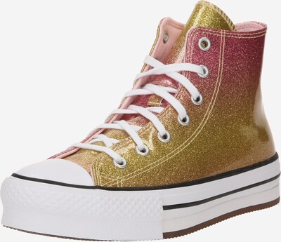 Sneaker alta 'CHUCK TAYLOR ALL STAR' CONVERSE di colore giallo oro / rosa, Visualizzazione prodotti