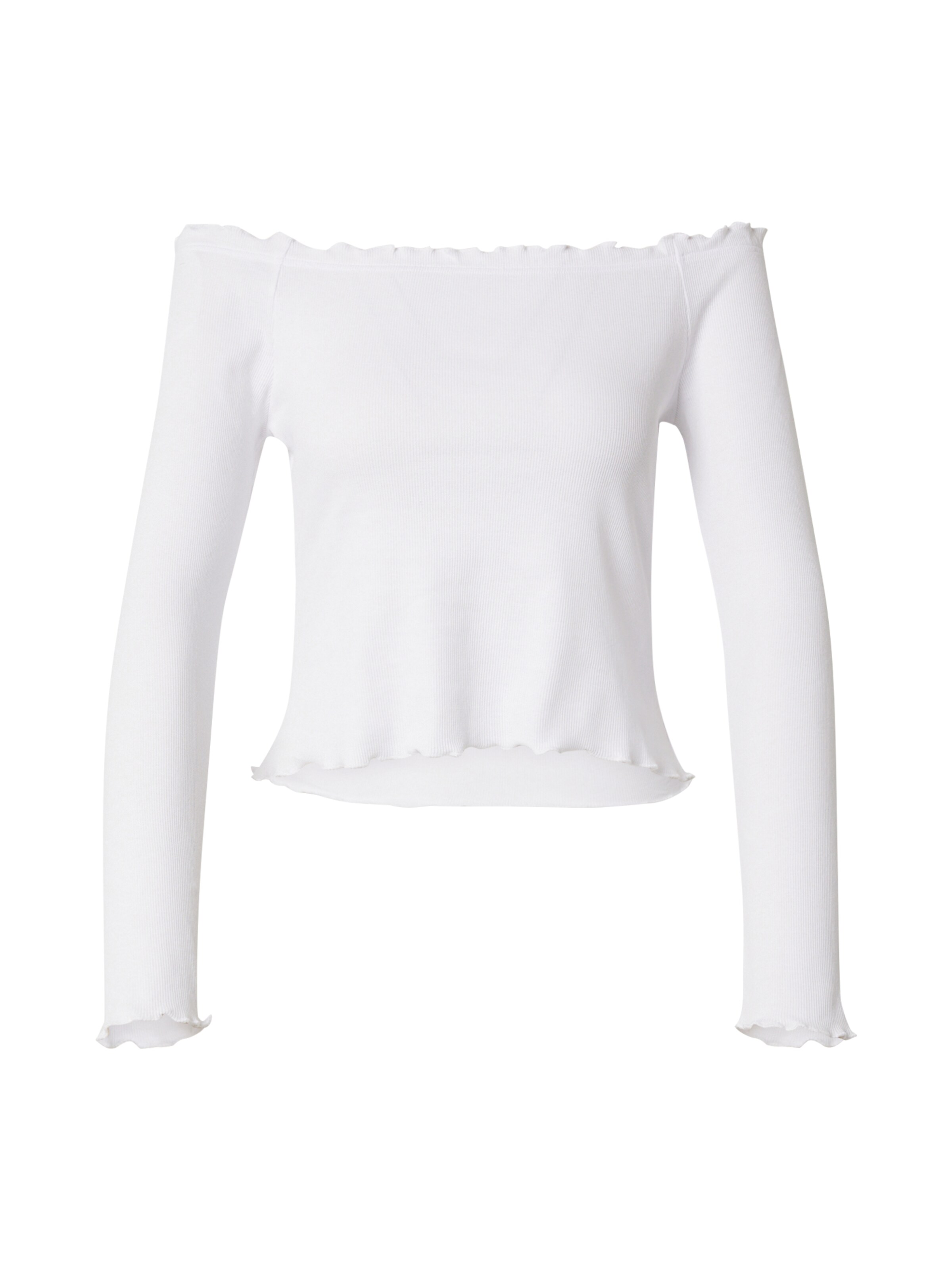 PIECES Shirt in White: front