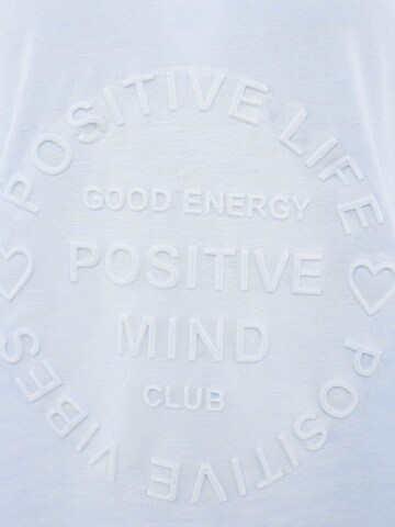Maglietta 'Positive Mind' di Zwillingsherz in blu