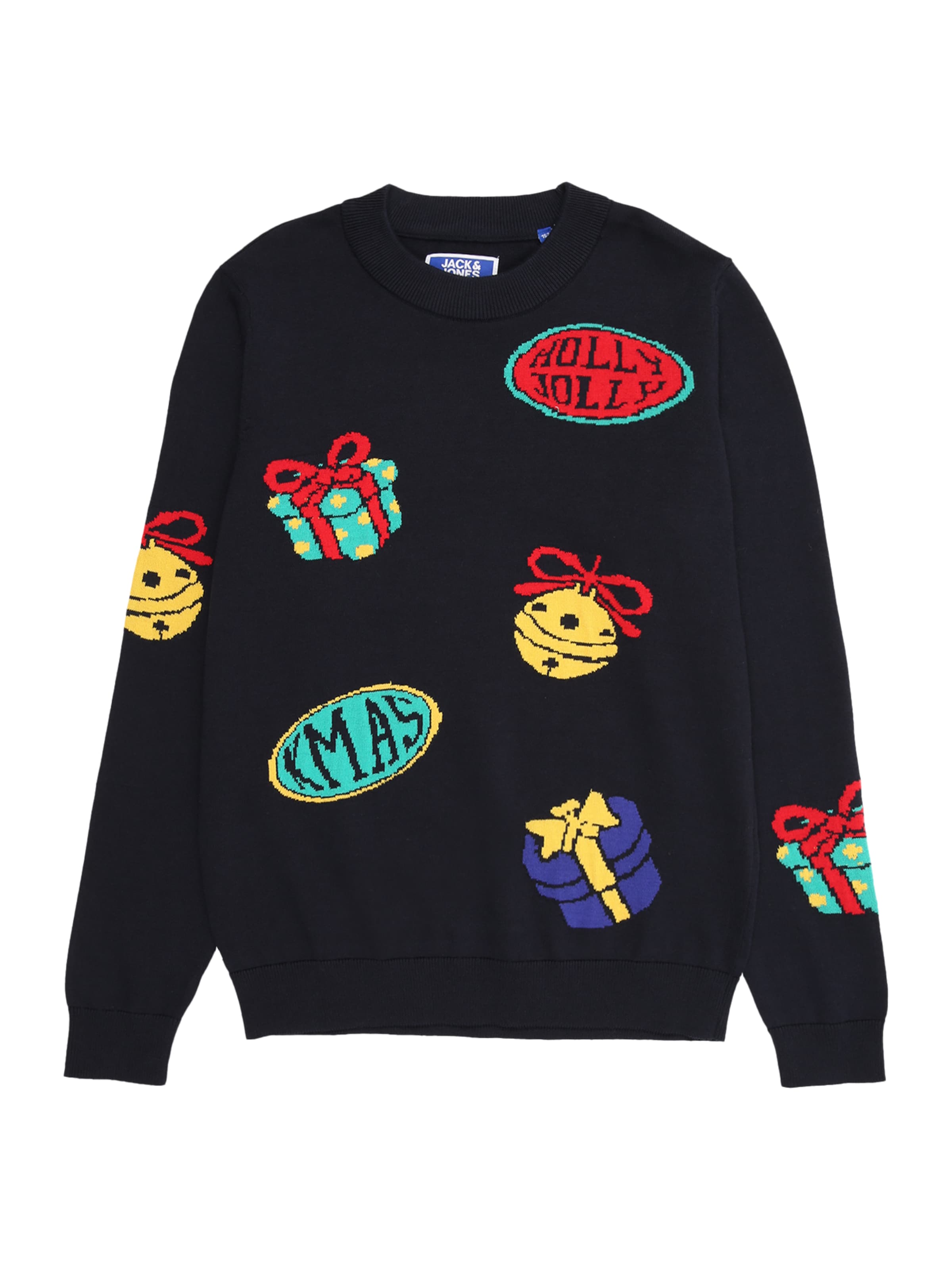 Jack & Jones Junior Sweater 'JORHOLIDAY' in Blue: front