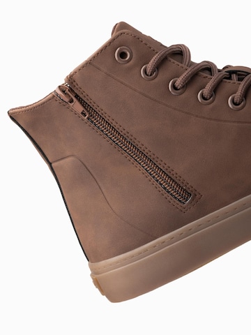 Ombre Sneakers hoog 'Foth-0187' in Bruin