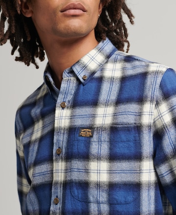 Superdry Regular Fit Hemd 'Vintage Lumberjack' in Blau