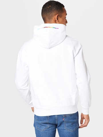 Calvin Klein Sweatshirt 'PRIDE LOVE' in White