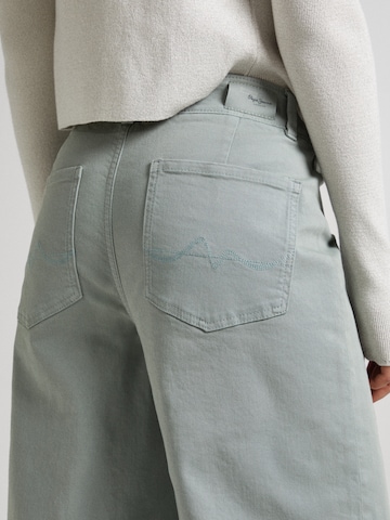 Pepe Jeans Wide Leg Jeans 'Tania' in Grün