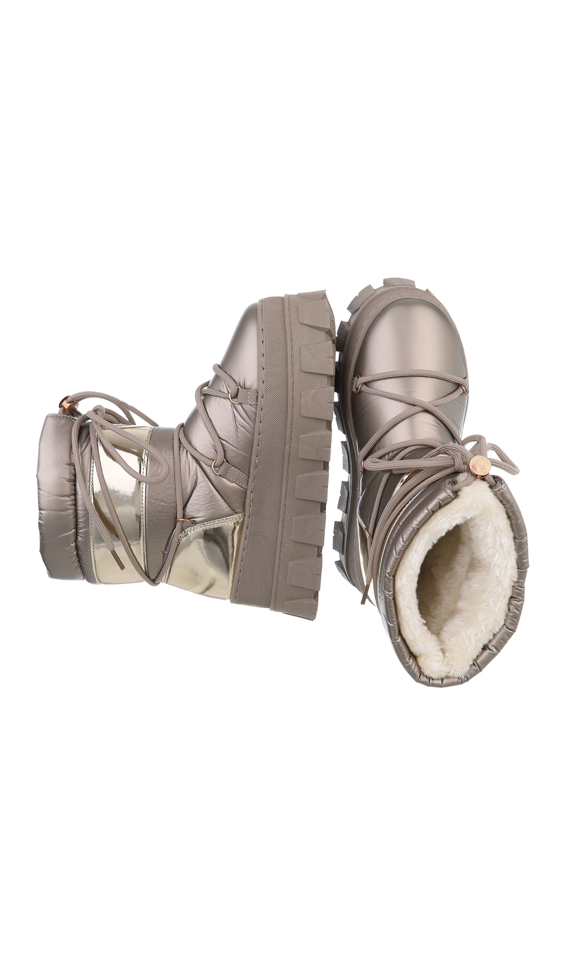 Ital-Design Snow Boots in Bronze