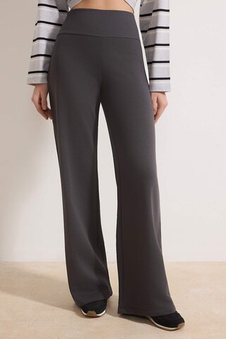 Trendyol - regular Pantalón en gris: frente