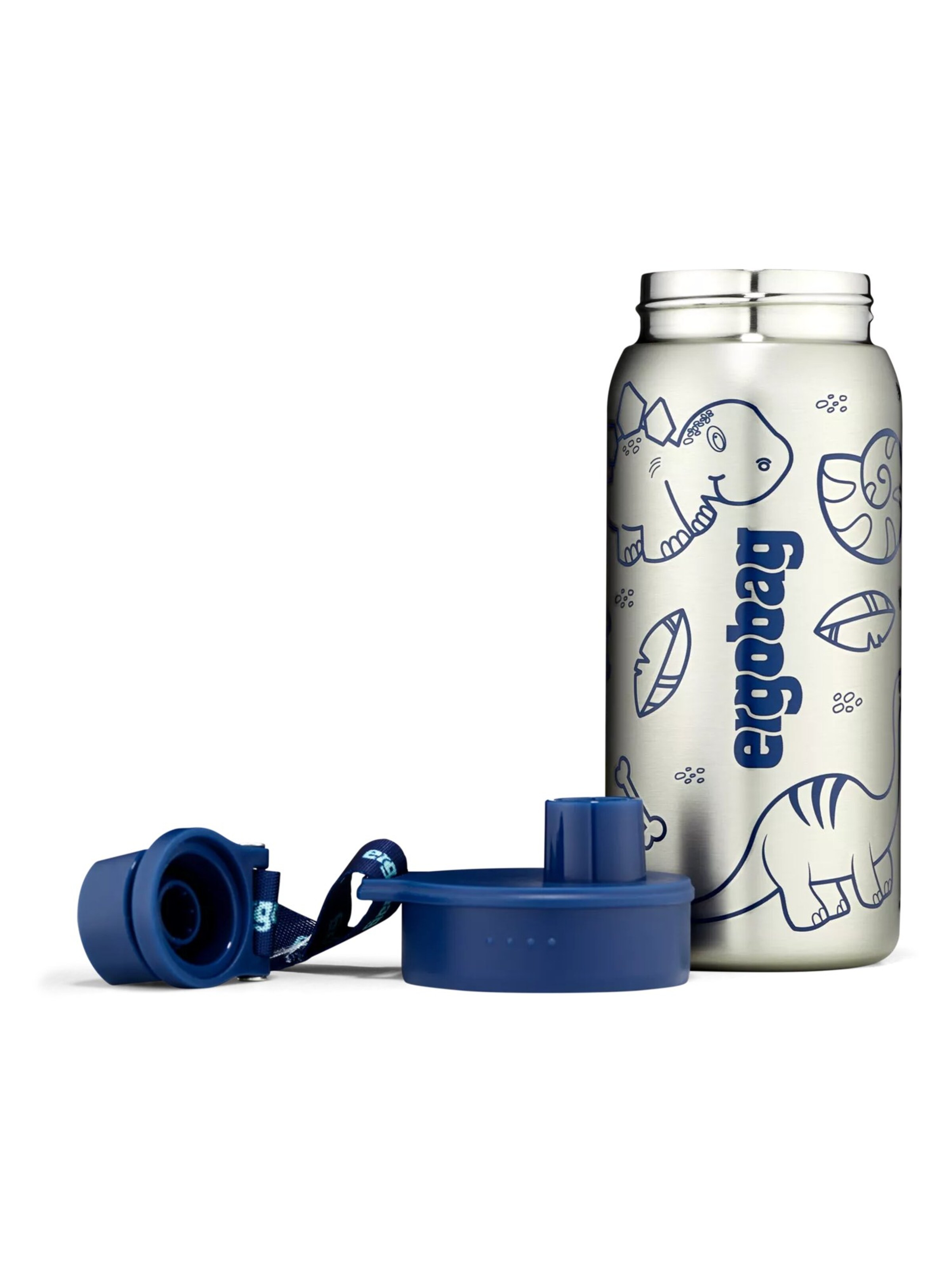 ergobag Drinking Bottle 'Trinkflasche Edelstahl Trinkflasche' in Blue