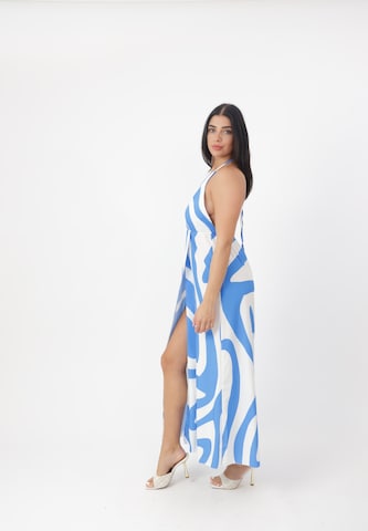 Robe d’été Elara en bleu