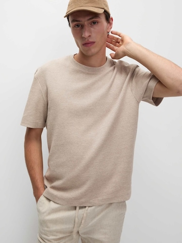 Marks & Spencer Shirt in Beige: voorkant