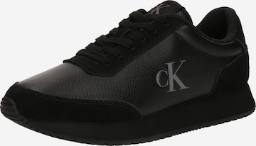 Calvin Klein Jeans Низкие кроссовки в Черный: спереди