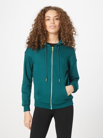 Urban Classics Sweat jacket in Green: front
