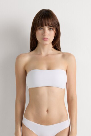 INTIMISSIMI Bandeau Bra 'Ilaria' in White: front