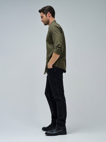 Salsa Jeans Slim fit Overhemd in Groen