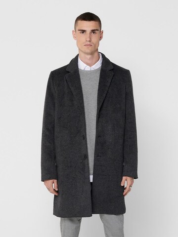 Manteau mi-saison 'ONSIKER' Only & Sons en gris