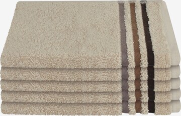 SCHIESSER Gästetücher 'Skyline Color' in Beige: predná strana