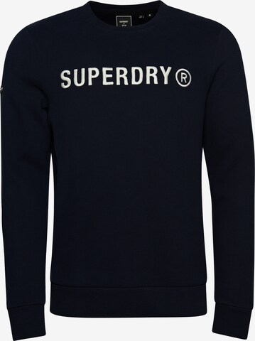 Superdry Sweatshirt in Blue: front