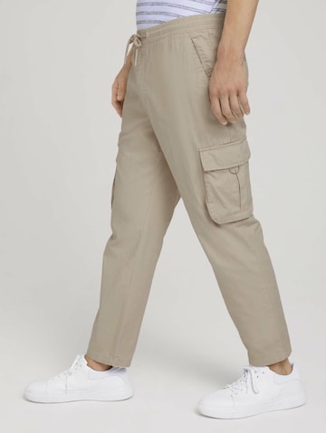 regular Pantaloni cargo di TOM TAILOR DENIM in beige
