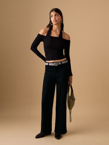 Wide leg Jeans di MANGO TEEN in nero