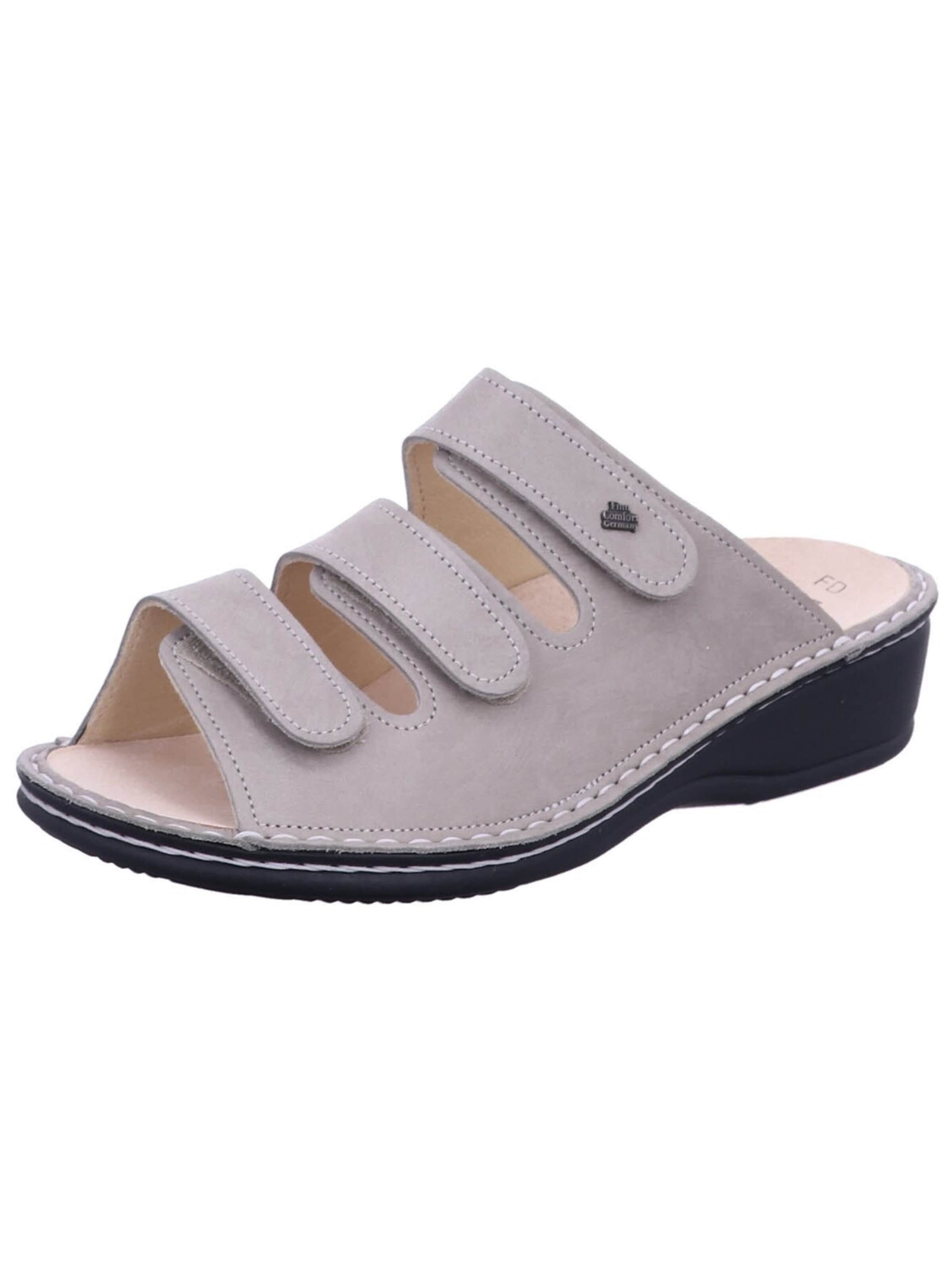 Finn Comfort - Zapatos abiertos en beige: frente