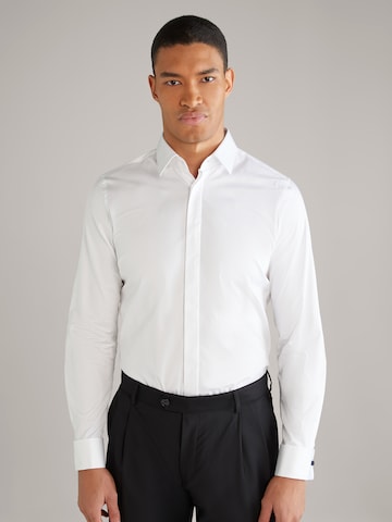 JOOP! Slim fit Business shirt 'Pitu Uma' in White: front