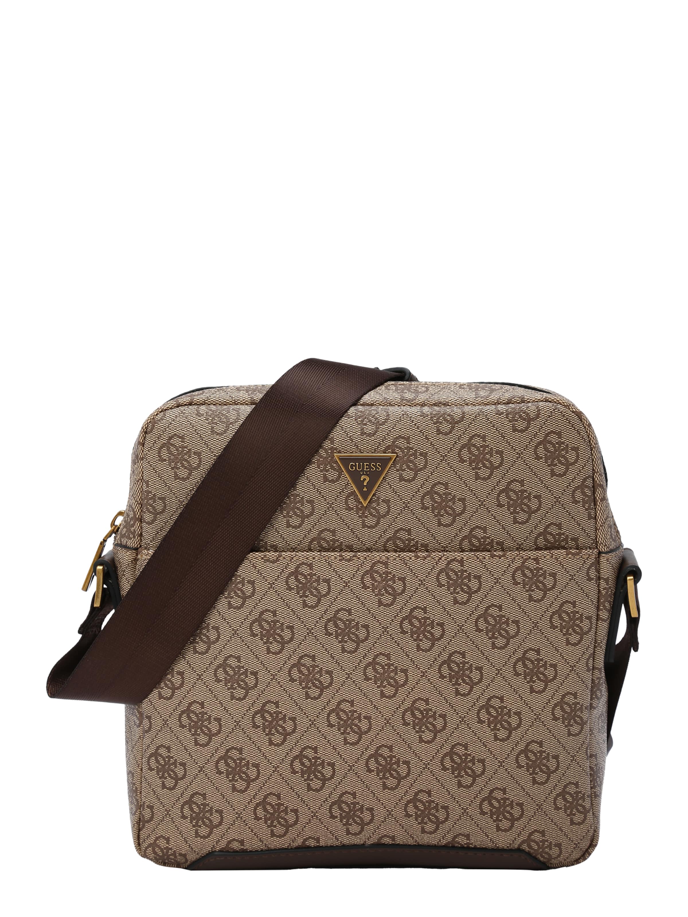 GUESS - Mala de ombro 'Torino' em bege: frente