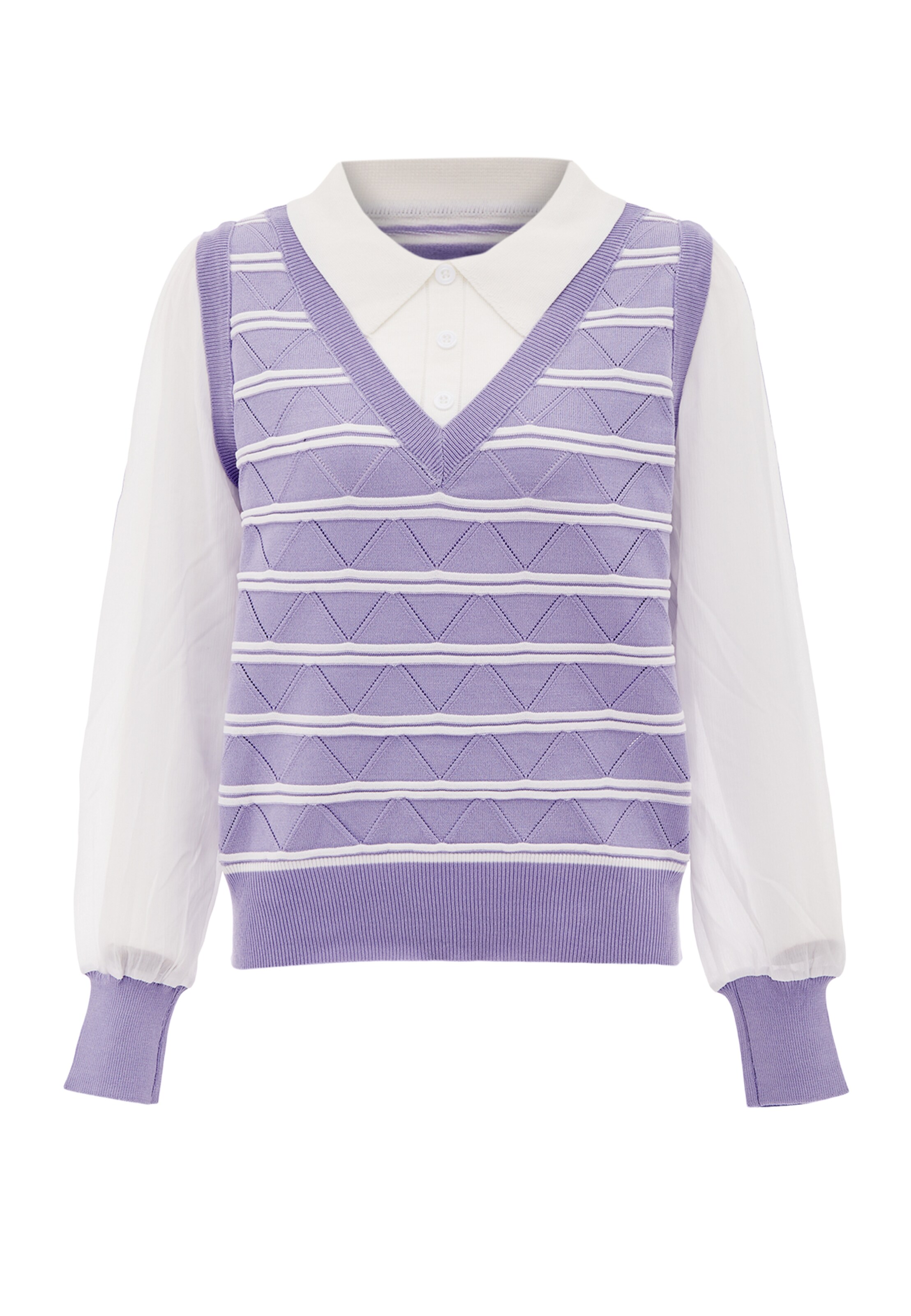 caneva - Pullover em roxo: frente