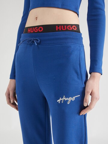 HUGO Red Tapered Bukser 'Easy' i blå