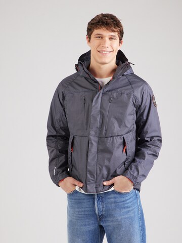 Geacă de primăvară-toamnă 'A-Makay' de la NAPAPIJRI pe albastru: față