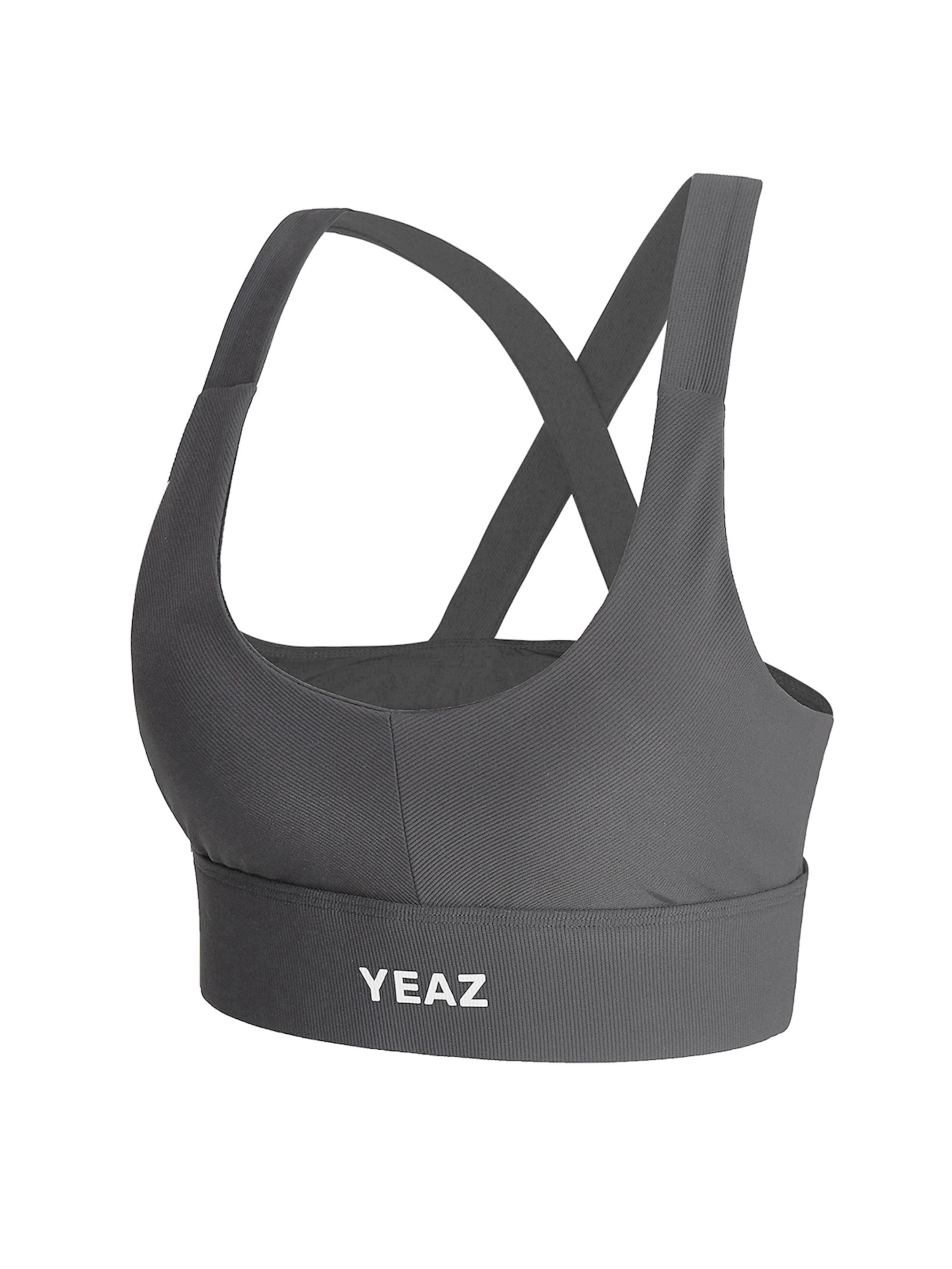 YEAZ - Top desportivo 'Vibrant' em cinzento: frente